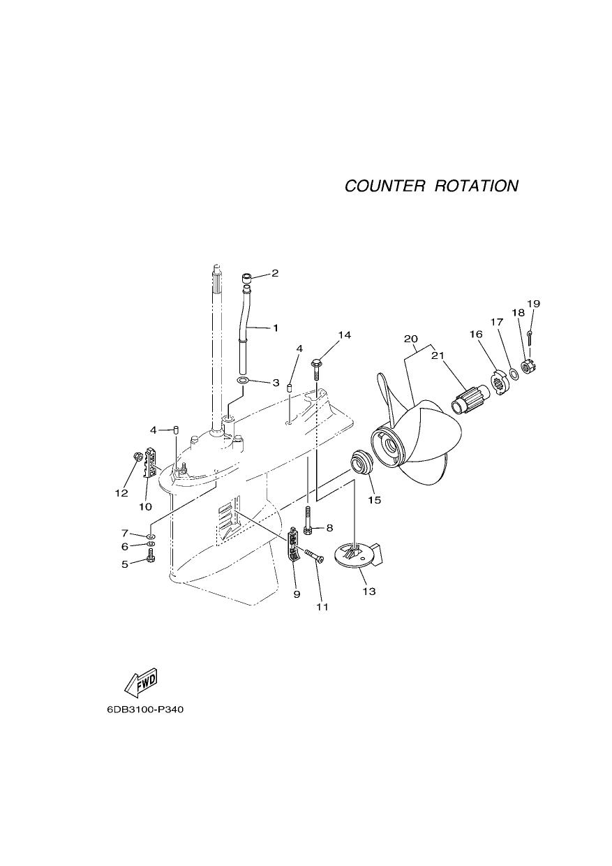 LOWER CASING & DRIVE 4