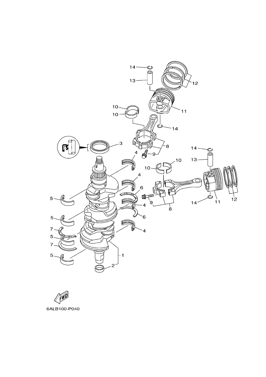 CRANKSHAFT & PISTON