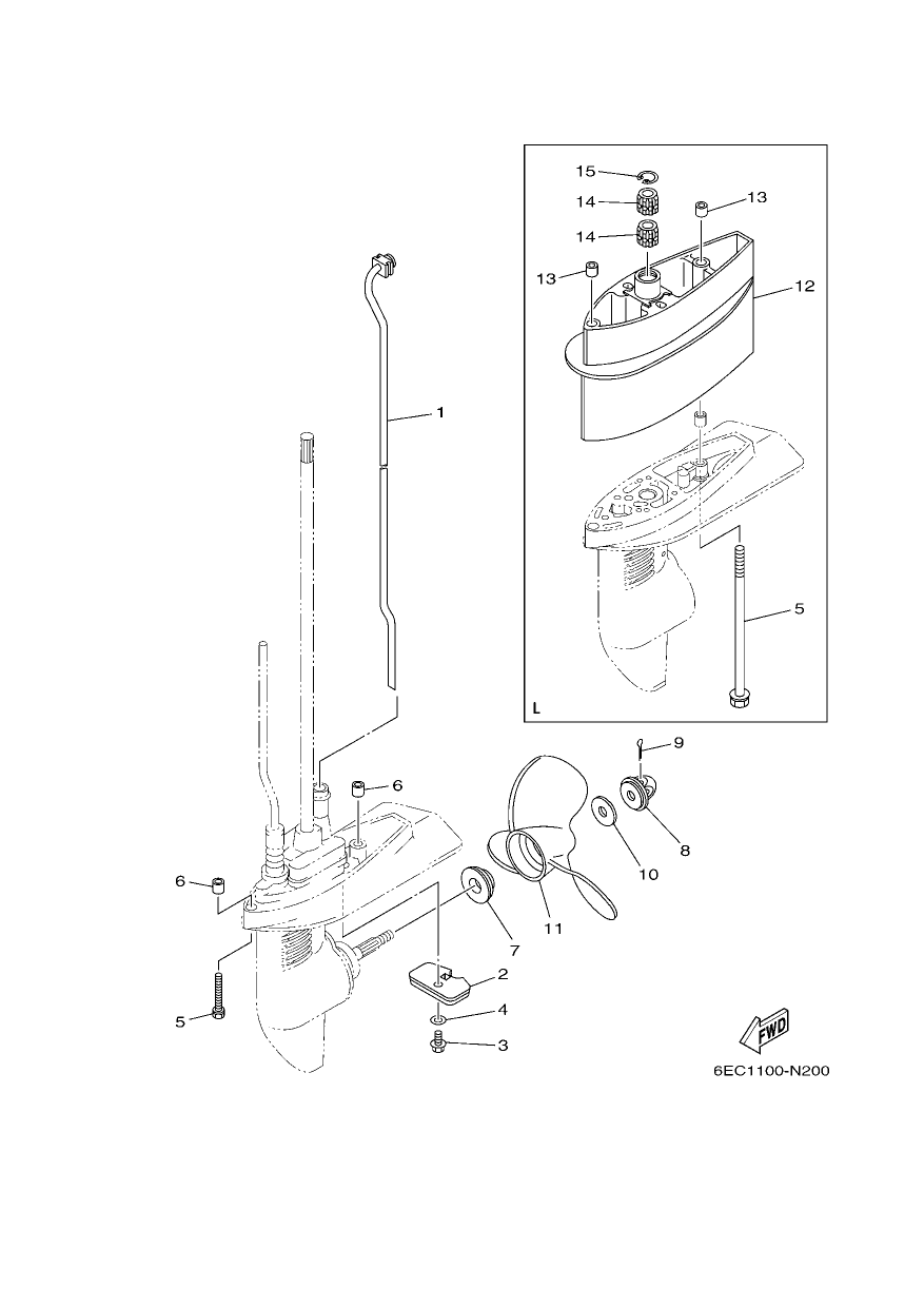 LOWER CASING & DRIVE 2