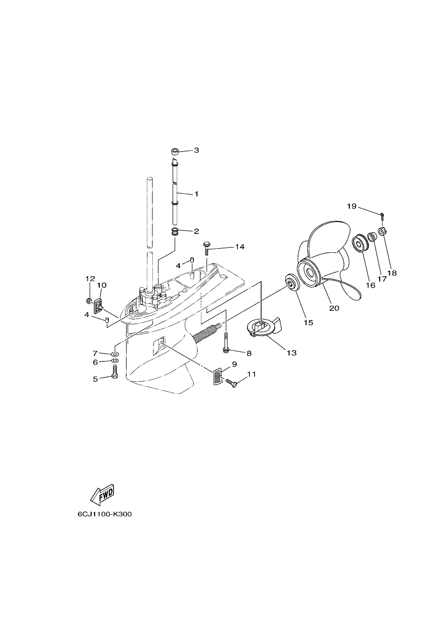 LOWER CASING & DRIVE 2