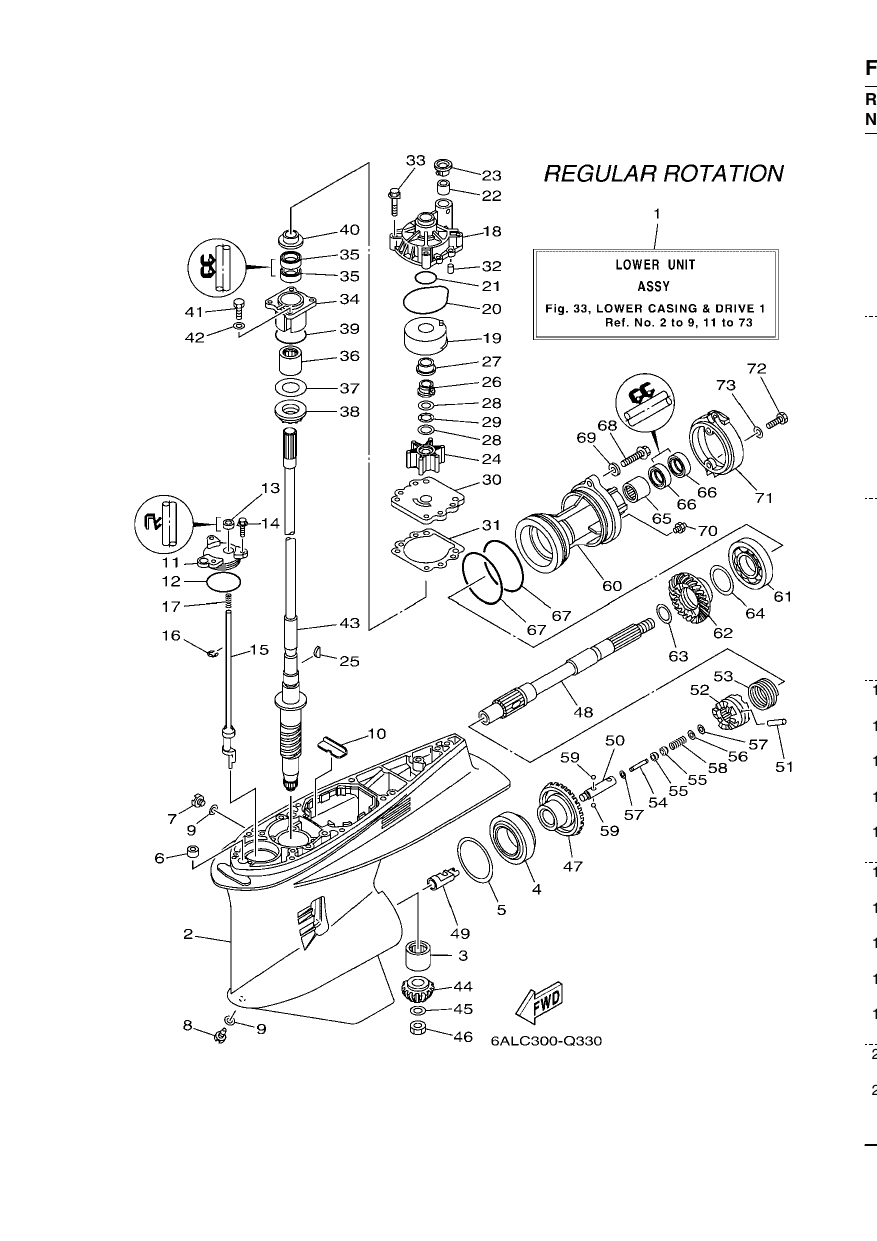 LOWER CASING & DRIVE 1