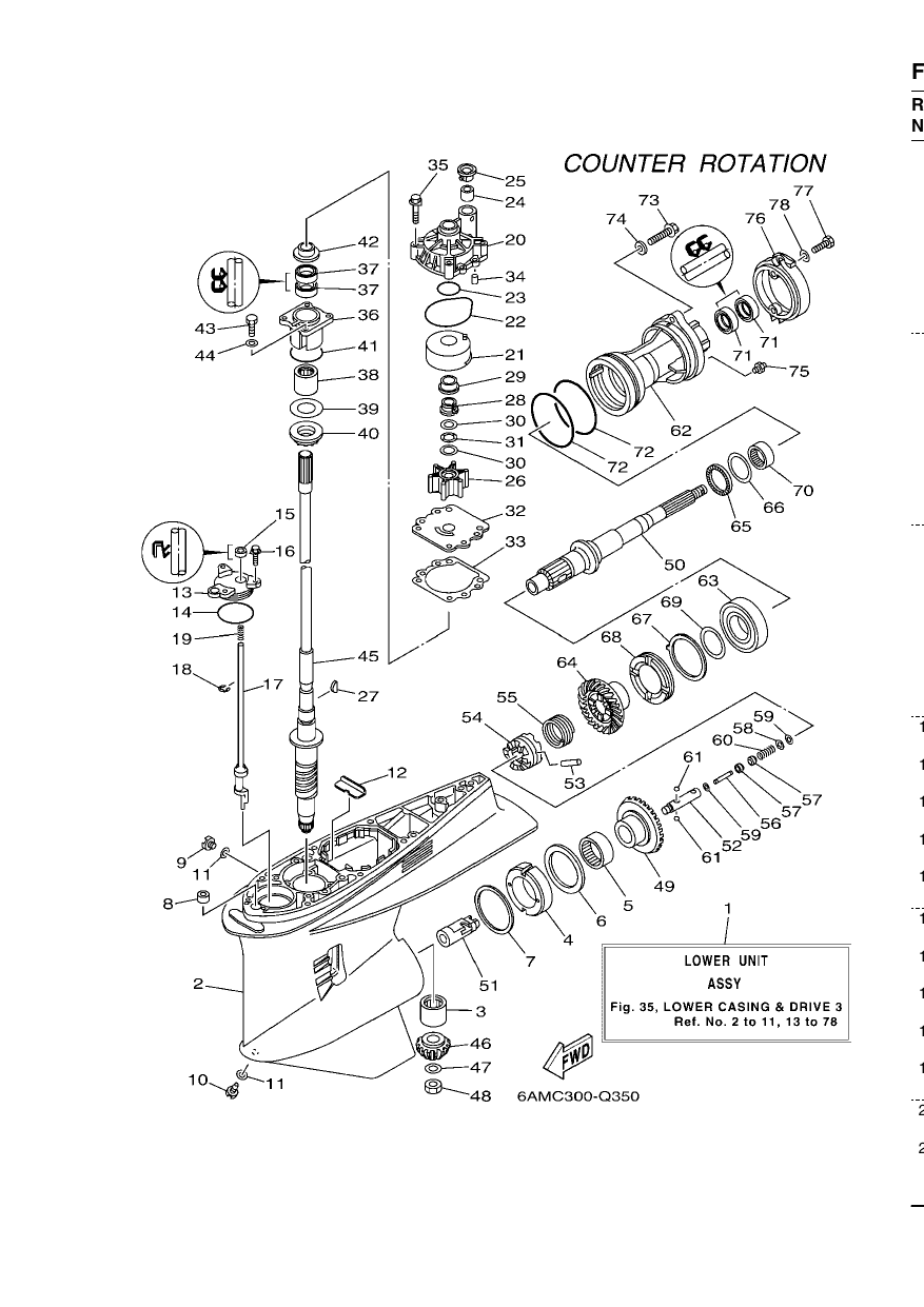 LOWER CASING & DRIVE 3