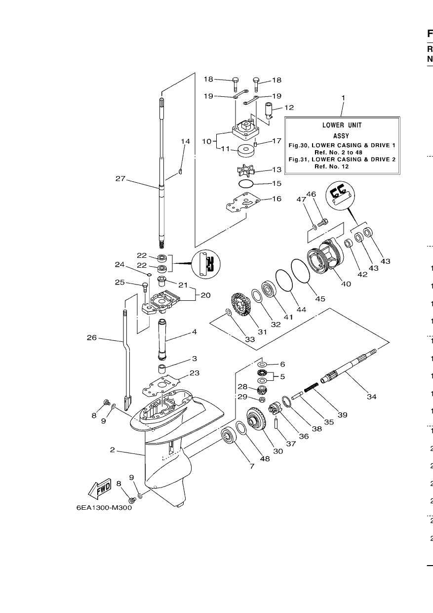 LOWER CASING & DRIVE 1