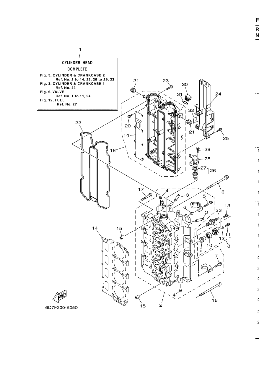 CYLINDER & CRANKCASE 2 — F80BET’18 – 6D7F 2018