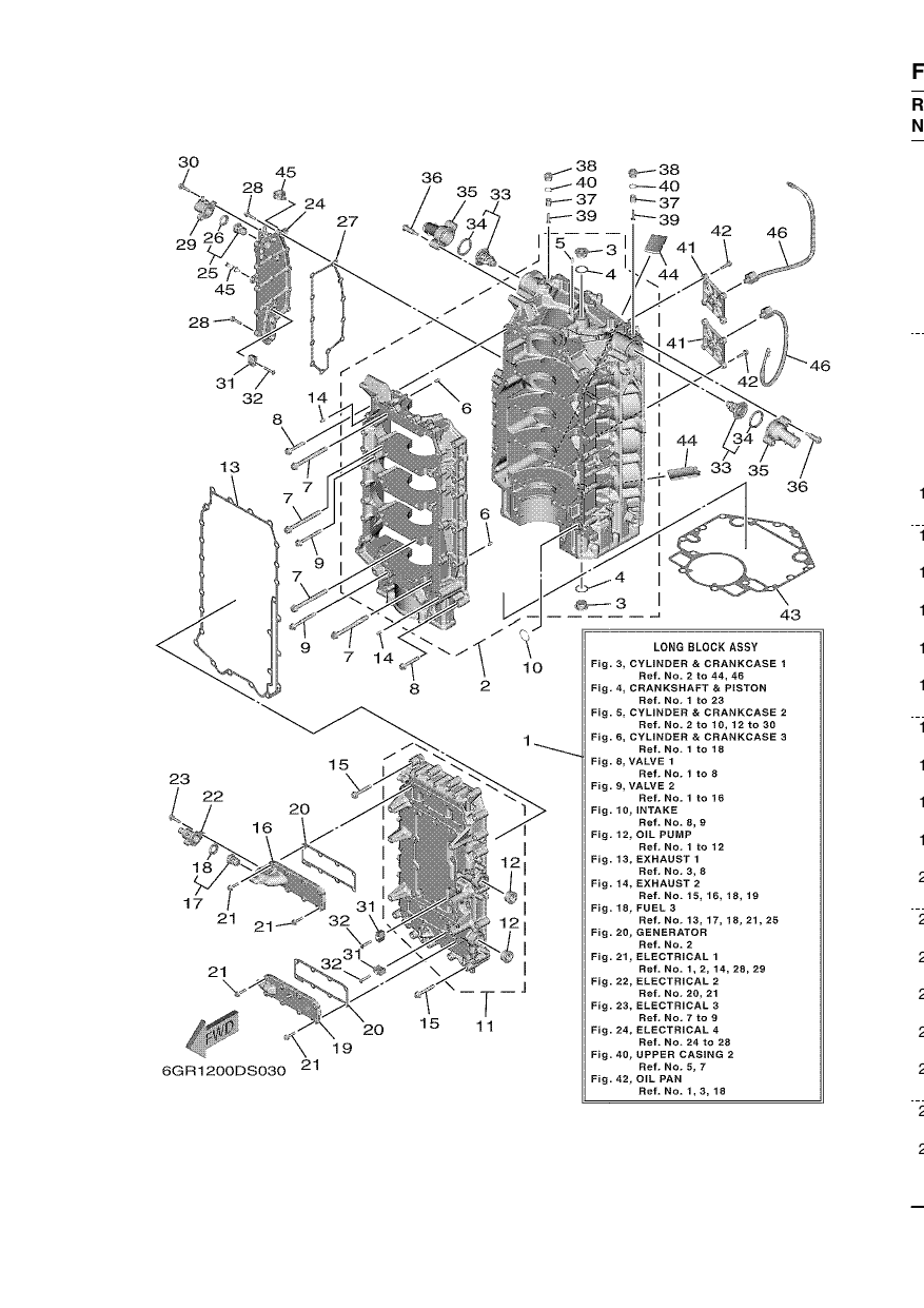 CYLINDER & CRANKCASE 1 — XF375’18 – 6GT1 2018