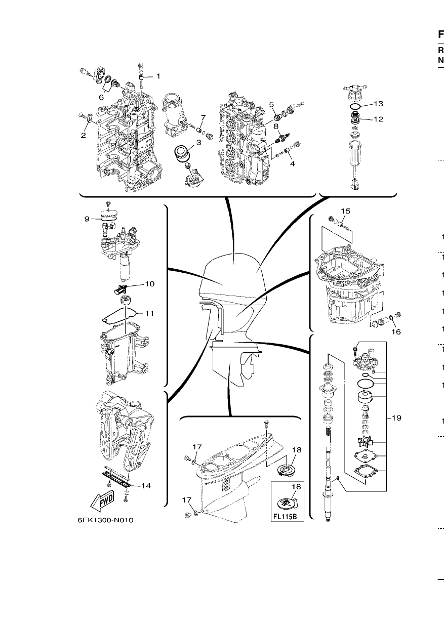 SCHEDULED SERVICE PARTS — F115BET’20 – 6EK7 2020