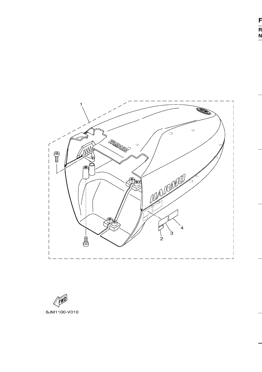 TOP COWLING — H3.7AV’23 – 6JM3 2023