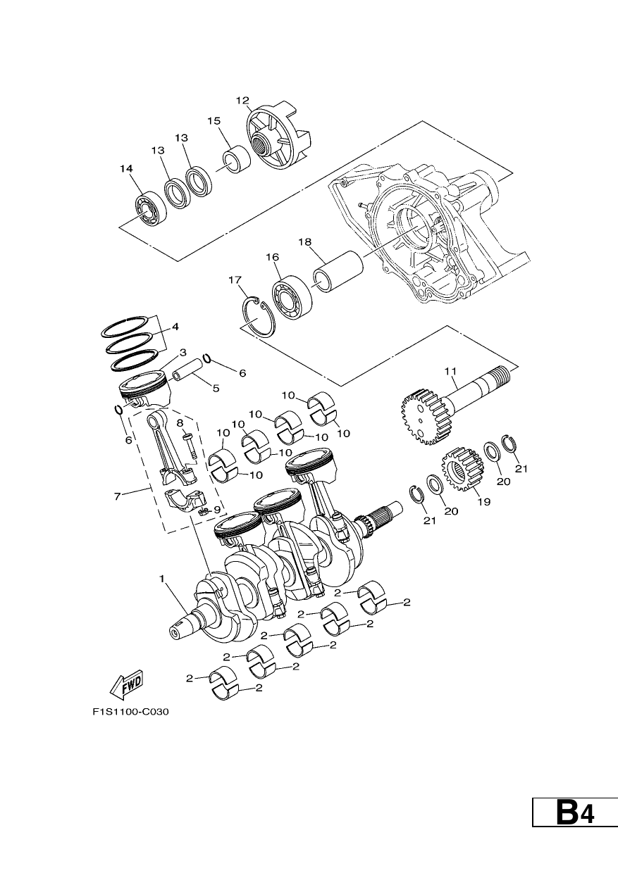 CRANKSHAFT & PISTON