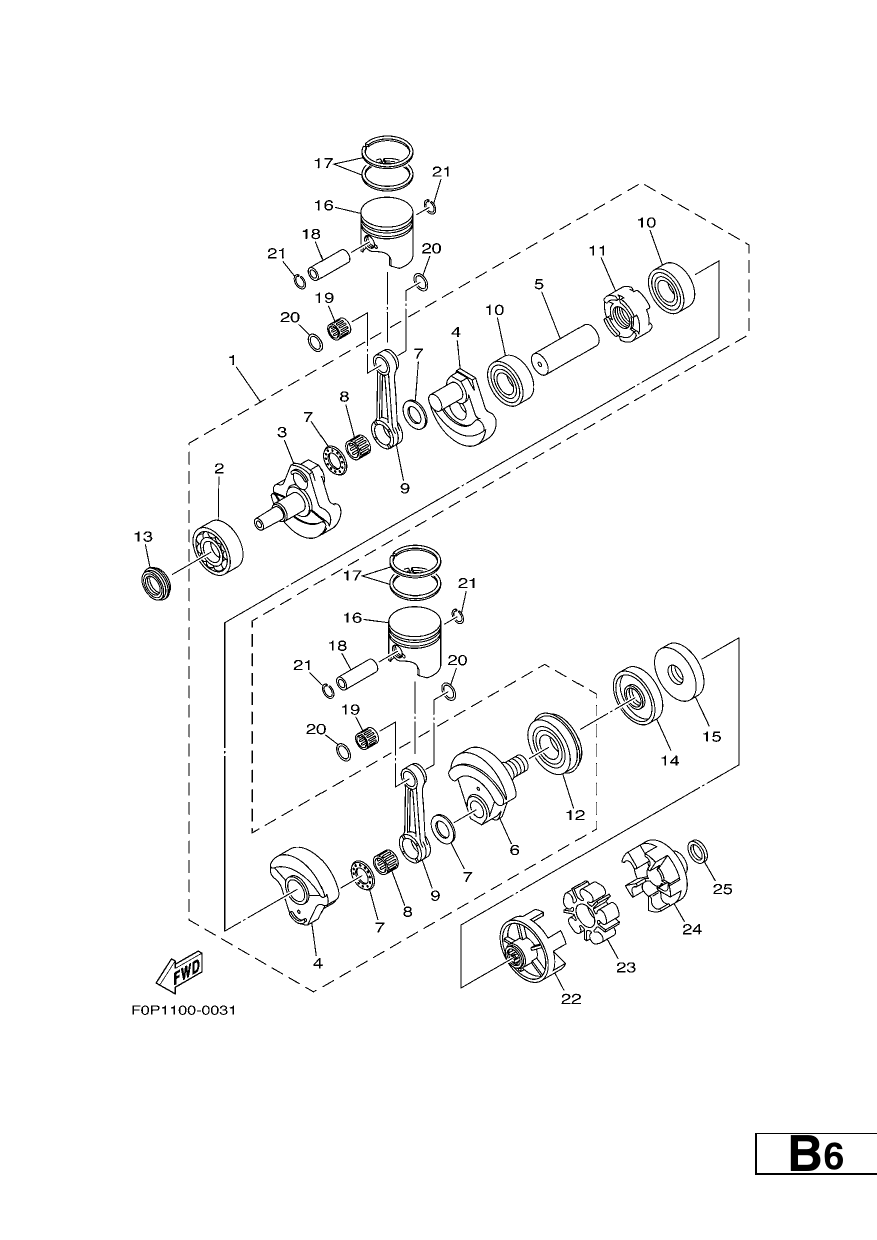 CRANKSHAFT & PISTON