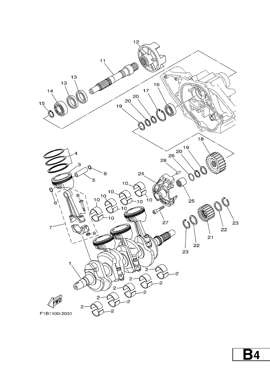CRANKSHAFT & PISTON