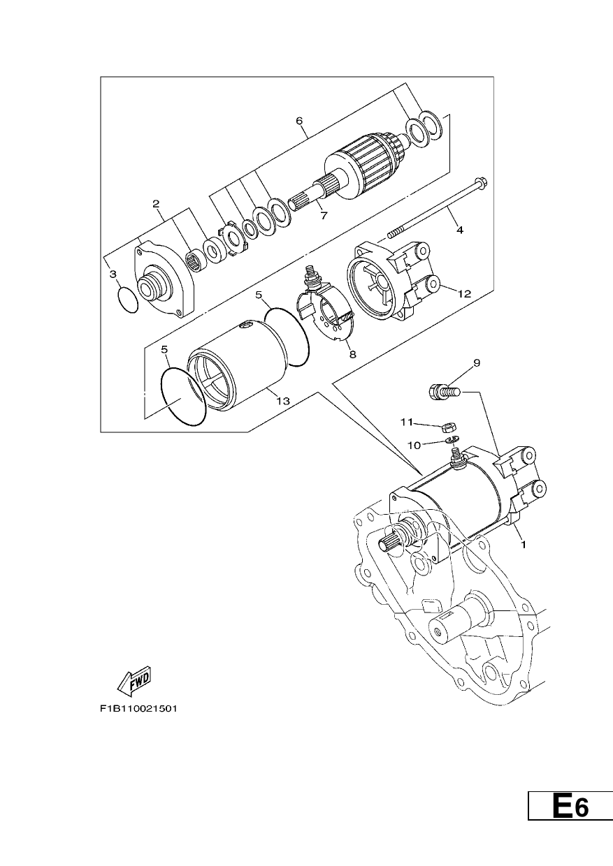 STARTING MOTOR