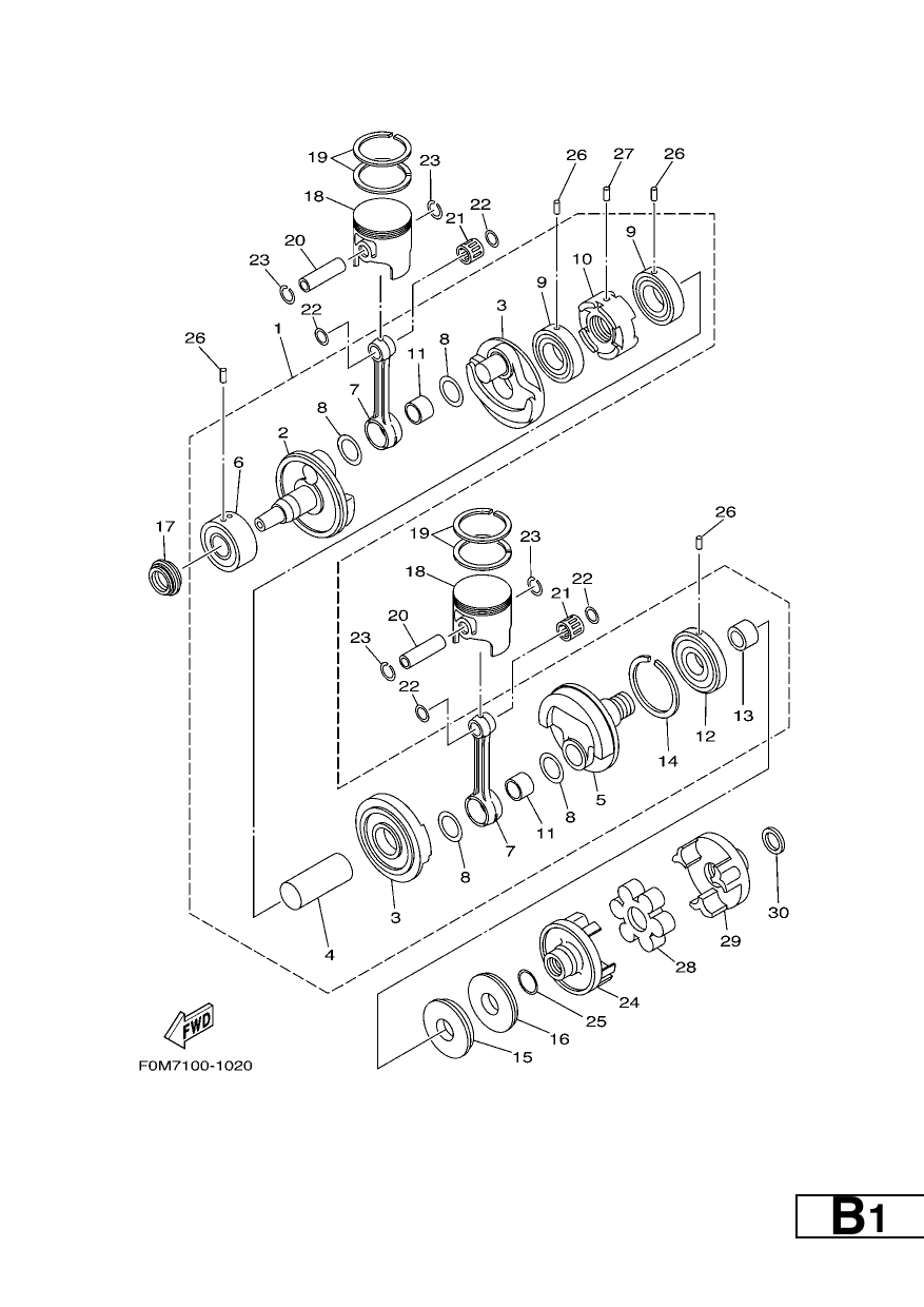 CRANKSHAFT & PISTON