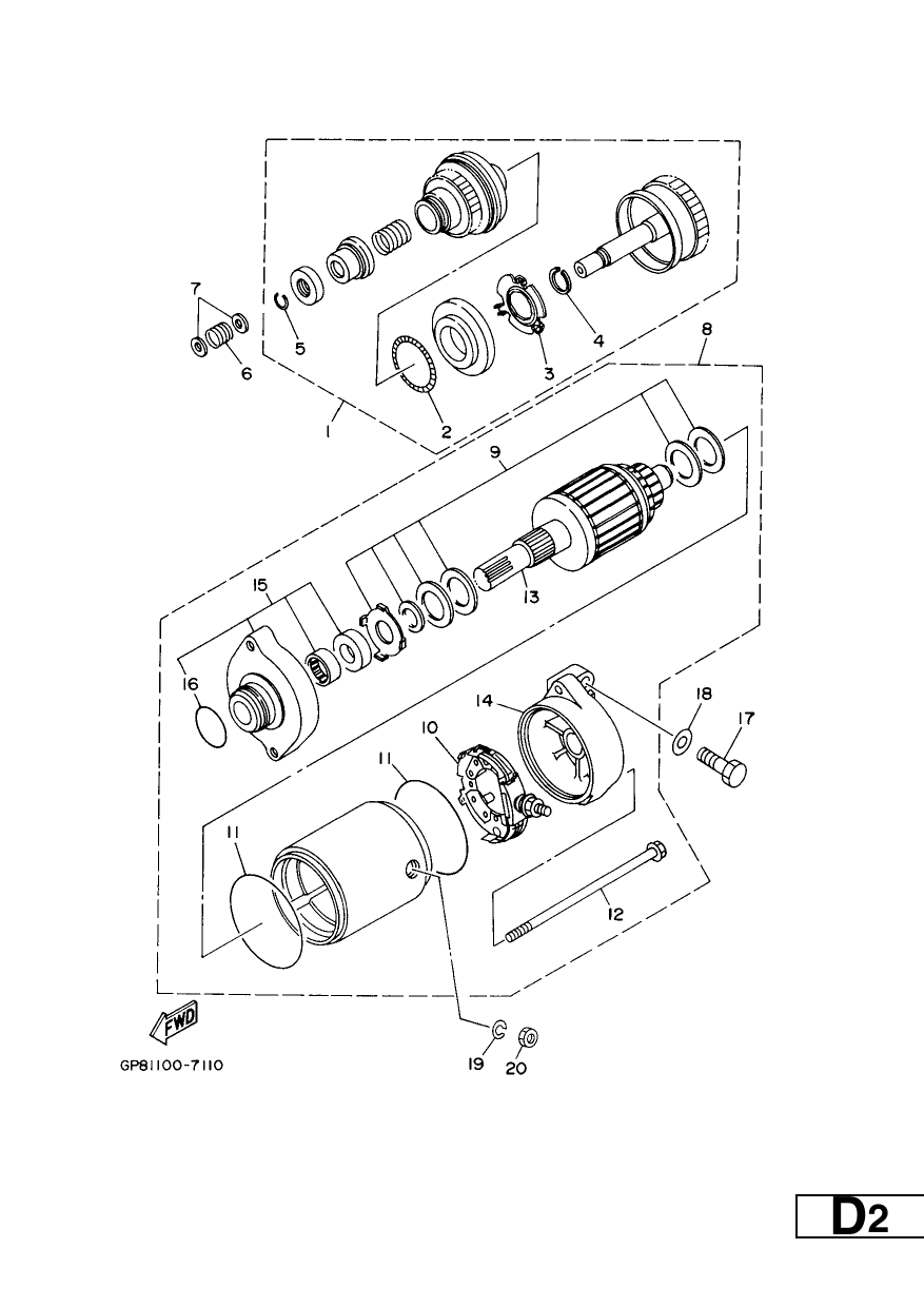 STARTING MOTOR