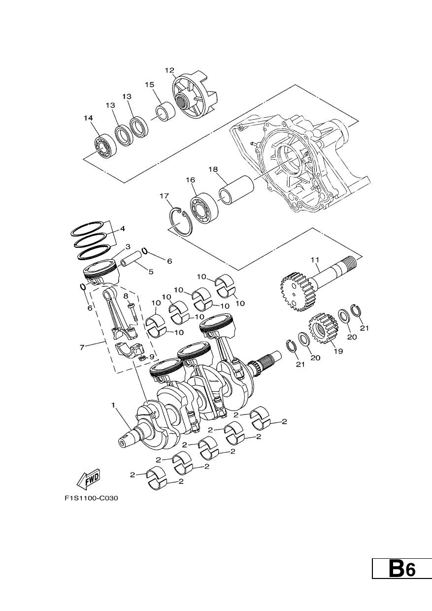 CRANKSHAFT & PISTON