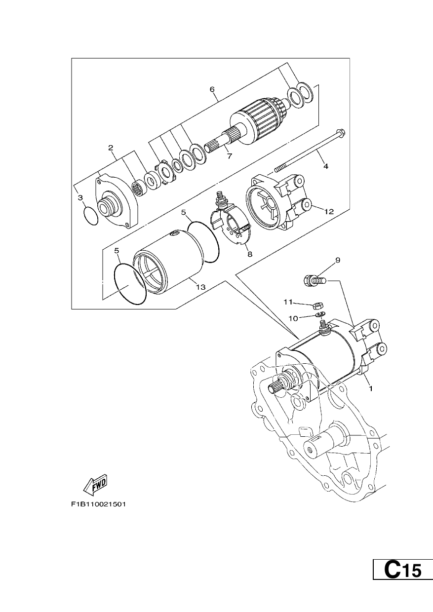 STARTING MOTOR