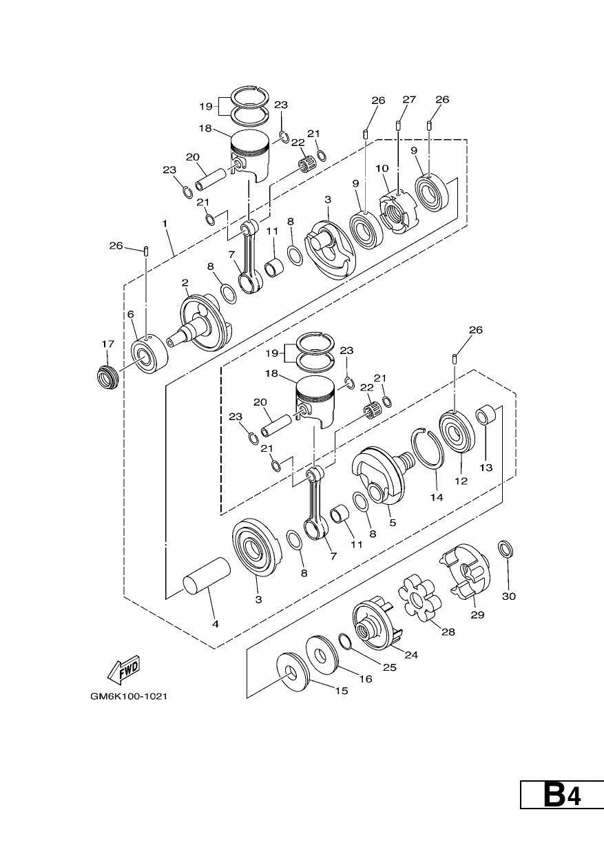 CRANKSHAFT & PISTON