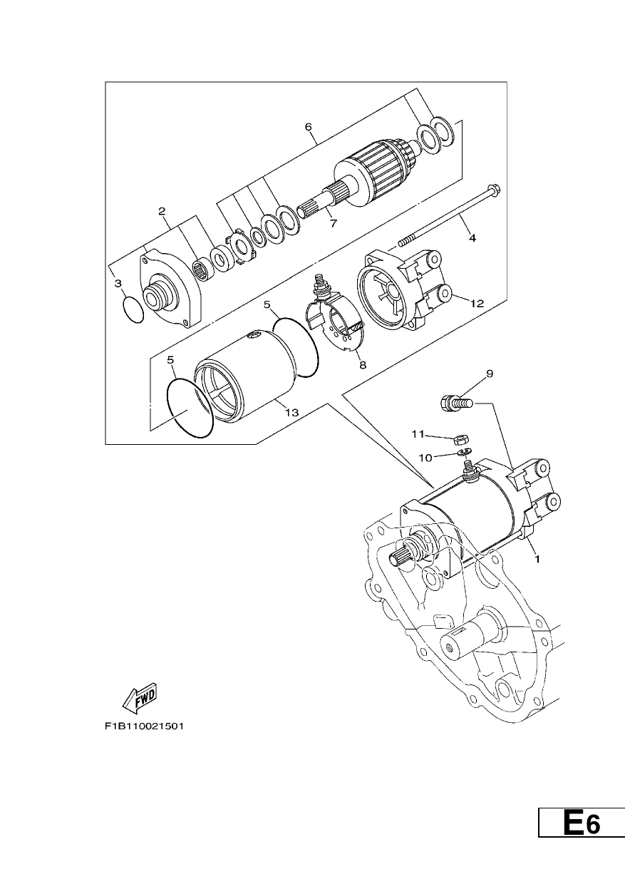 STARTING MOTOR