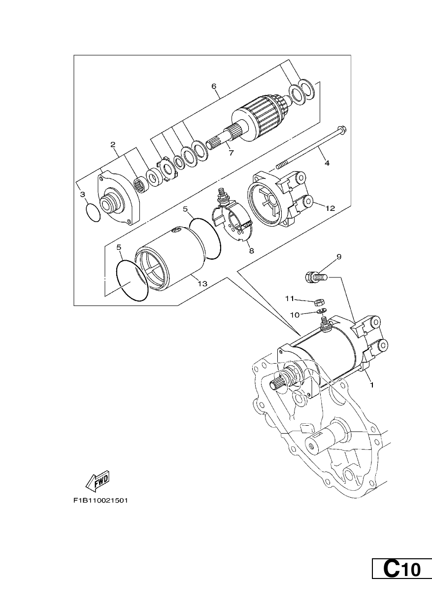 STARTING MOTOR