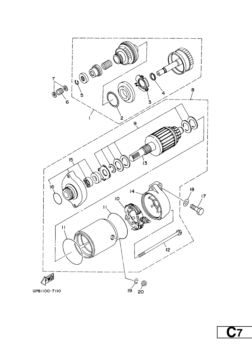 STARTING MOTOR