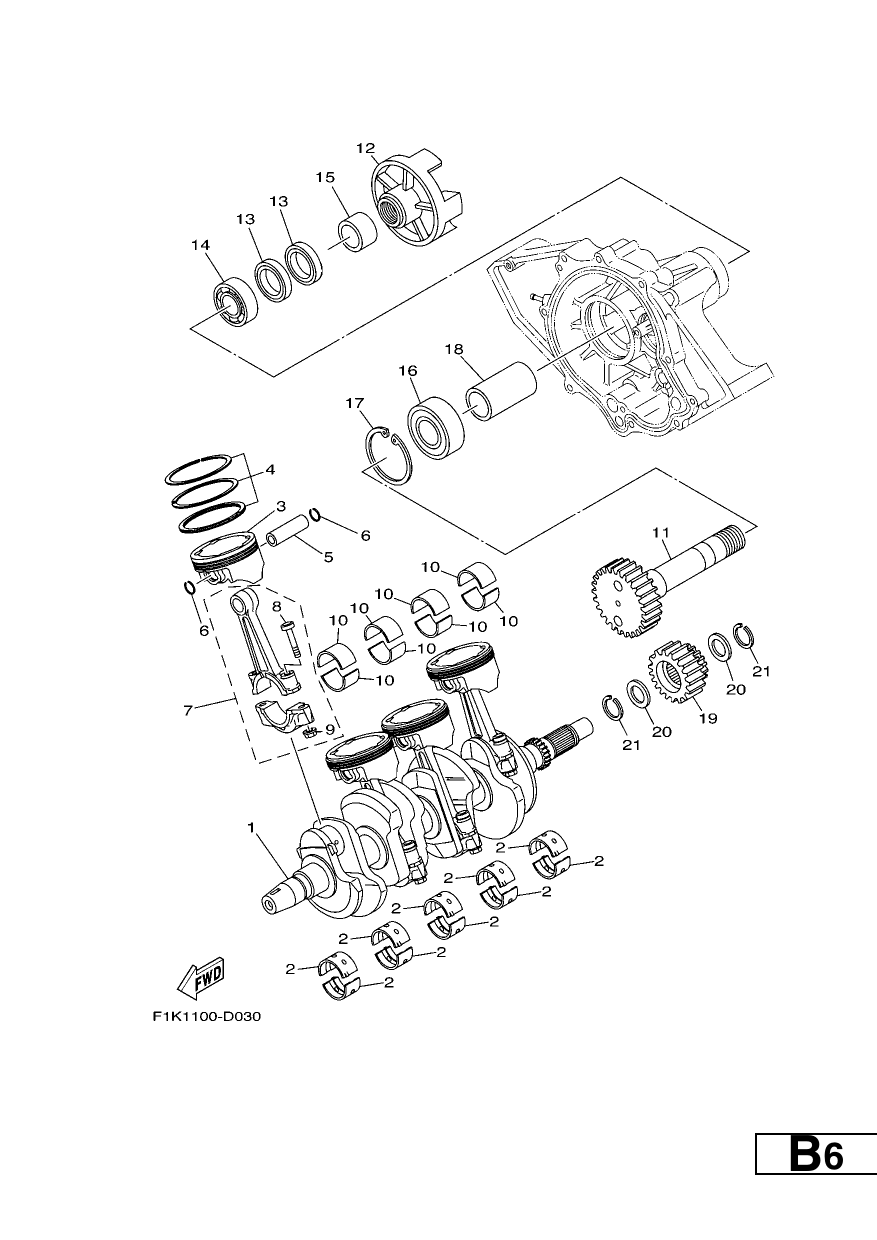 CRANKSHAFT & PISTON