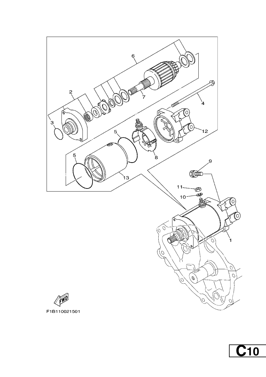 STARTING MOTOR