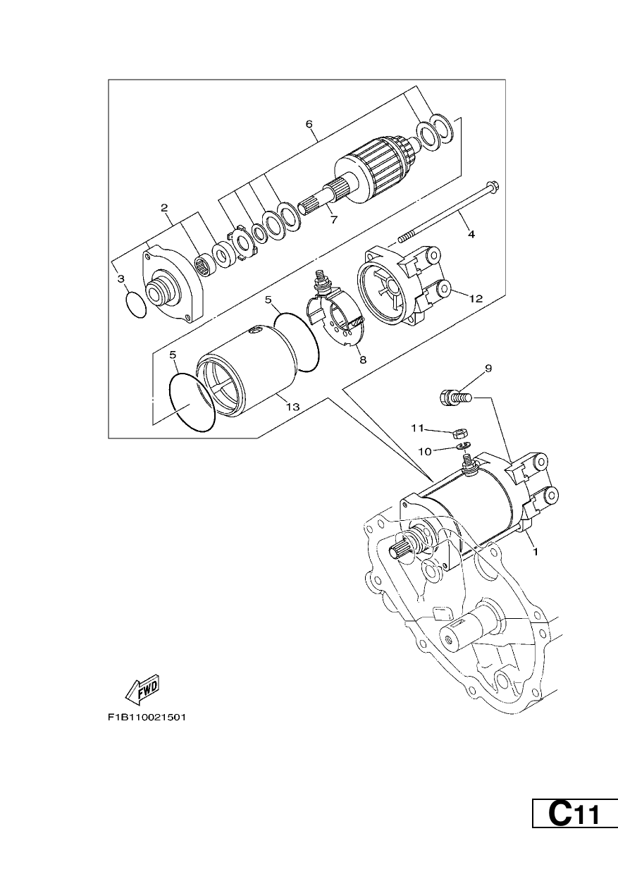 STARTING MOTOR