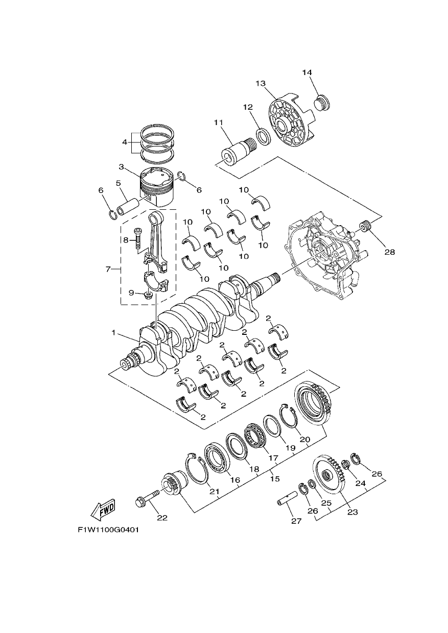 CRANKSHAFT & PISTON