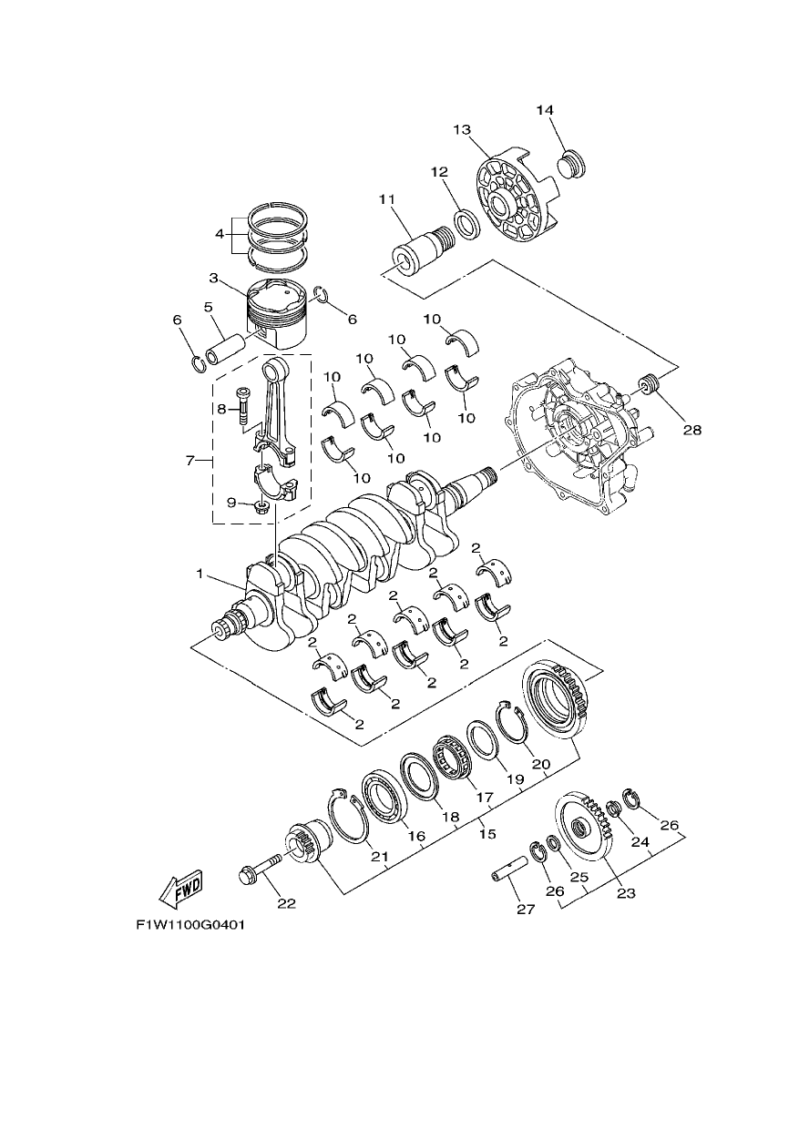 CRANKSHAFT & PISTON