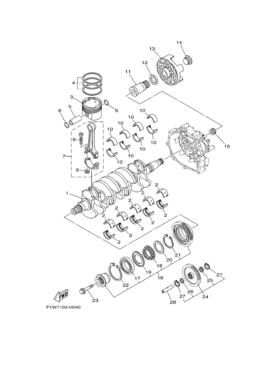 CRANKSHAFT & PISTON