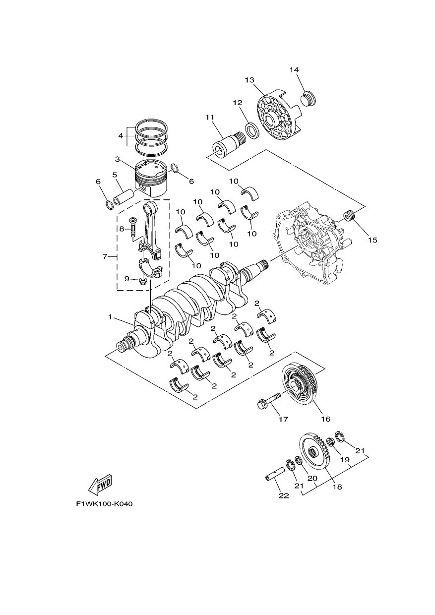 CRANKSHAFT & PISTON