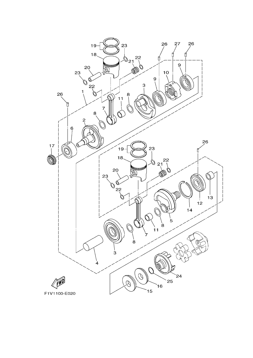 CRANKSHAFT & PISTON