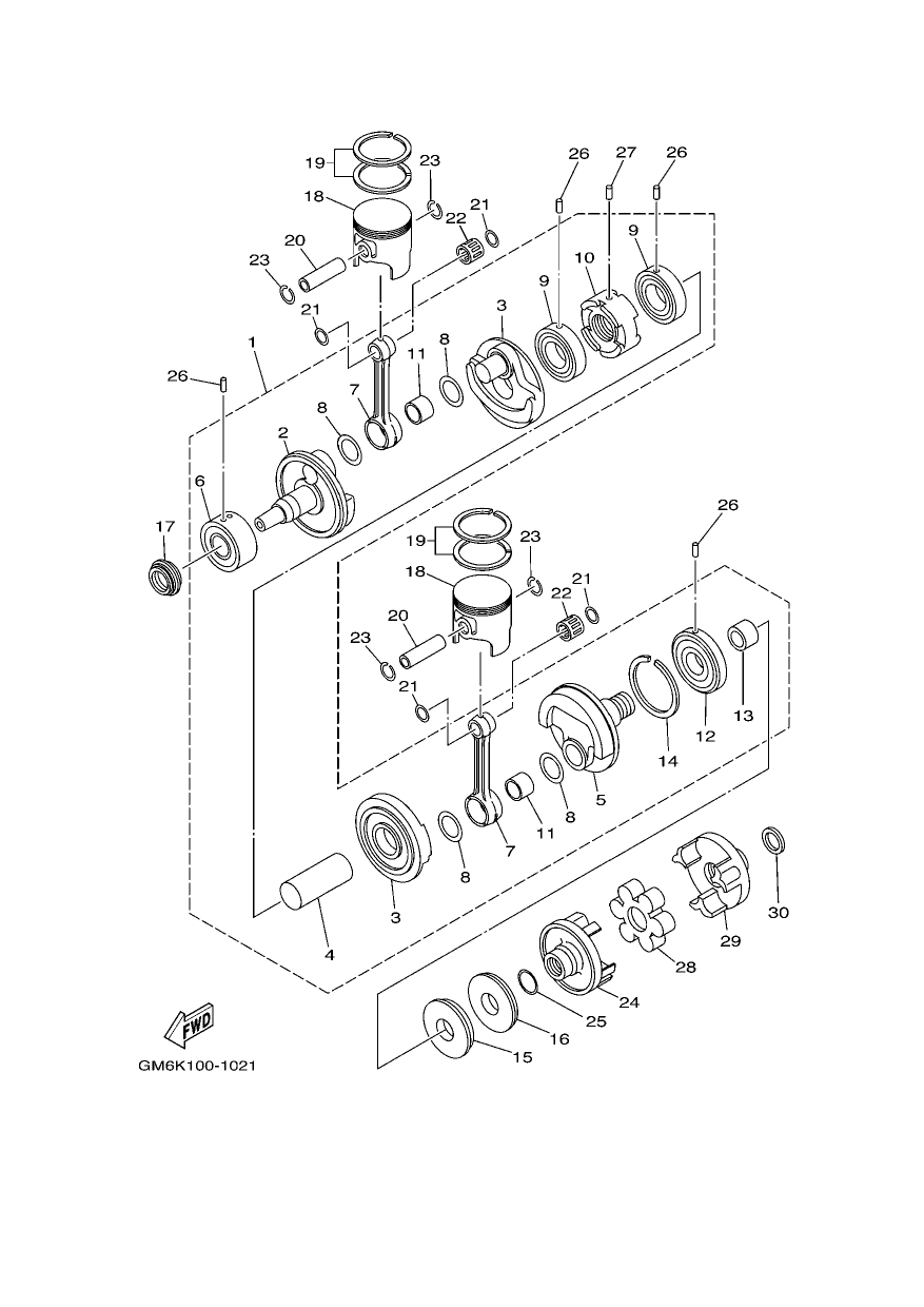CRANKSHAFT & PISTON