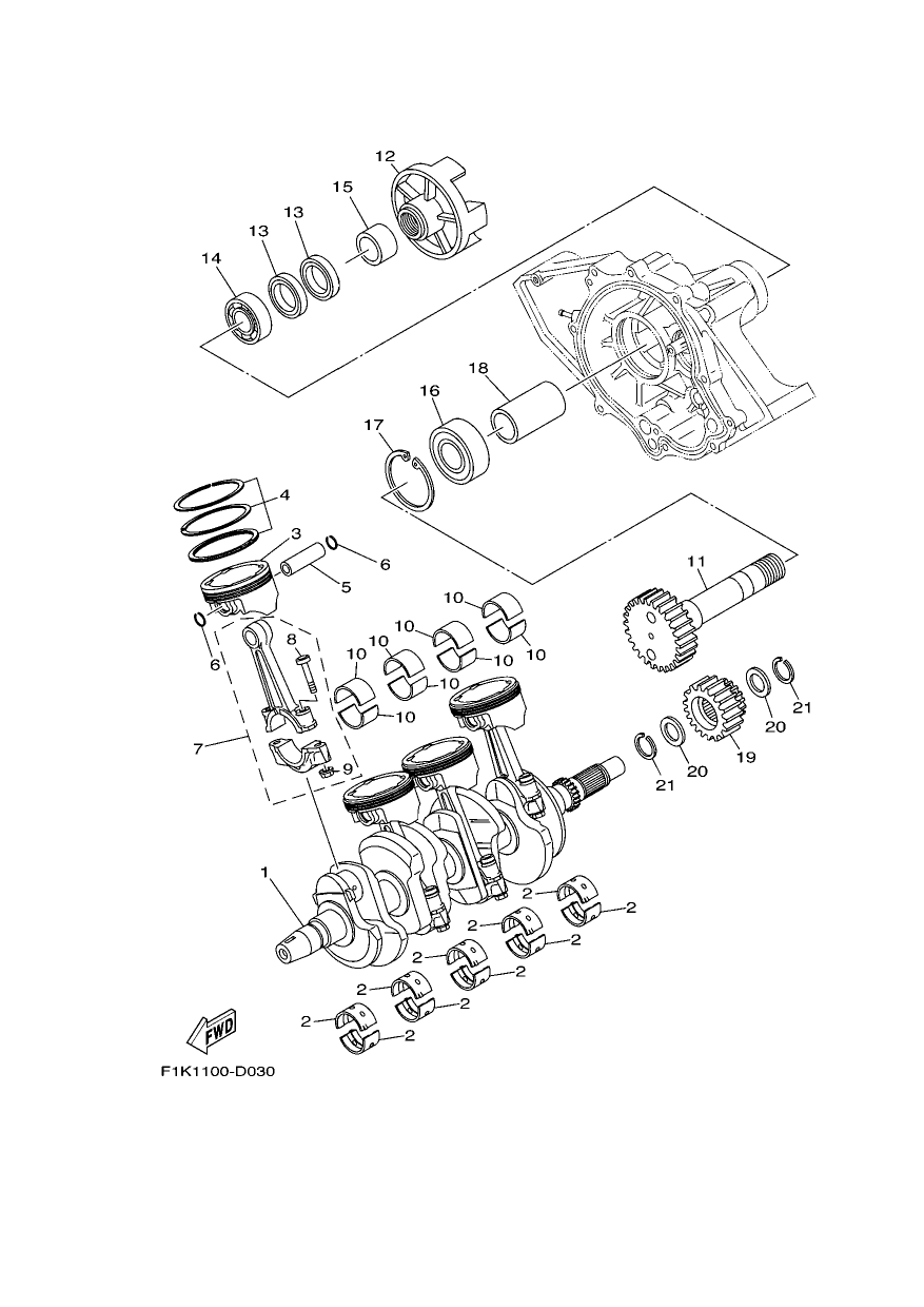CRANKSHAFT & PISTON