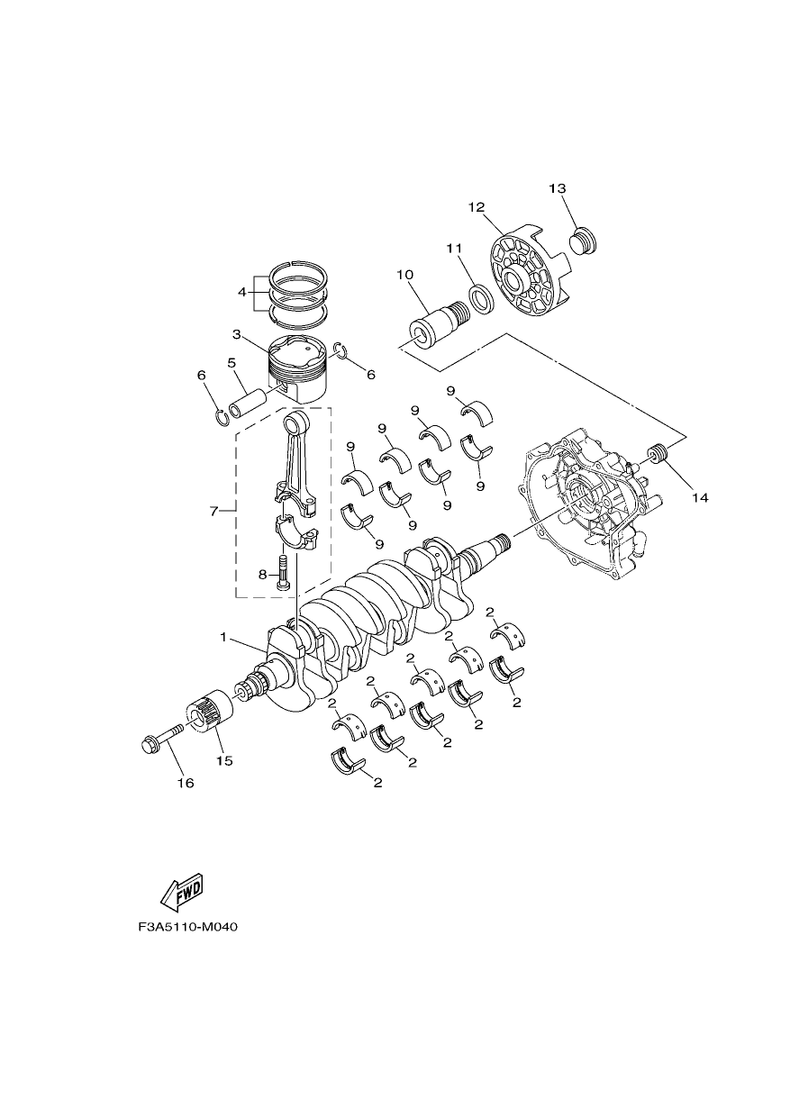 CRANKSHAFT & PISTON