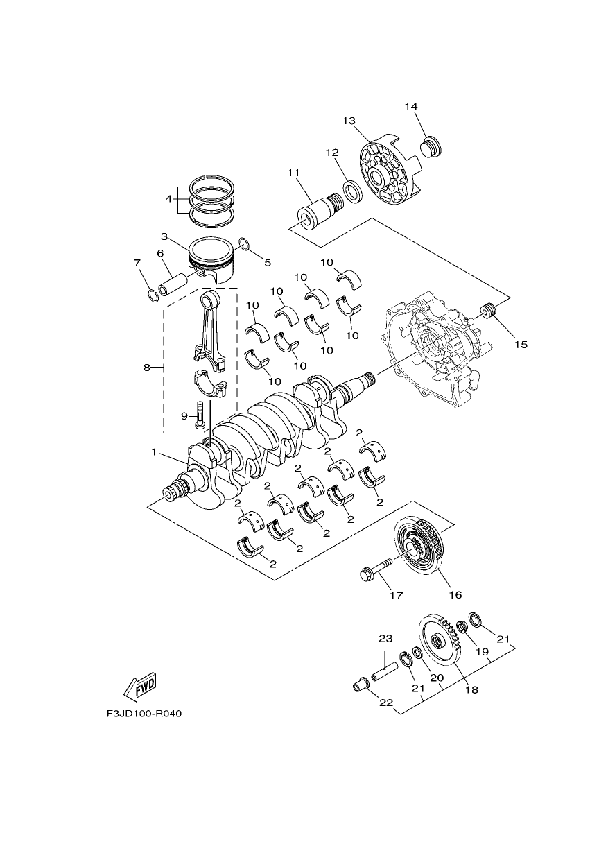 CRANKSHAFT & PISTON