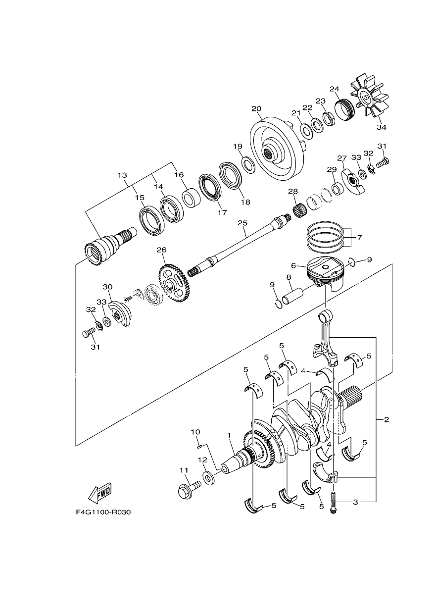 CRANKSHAFT & PISTON