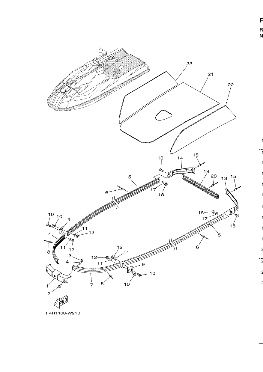 GUNWALE & MAT